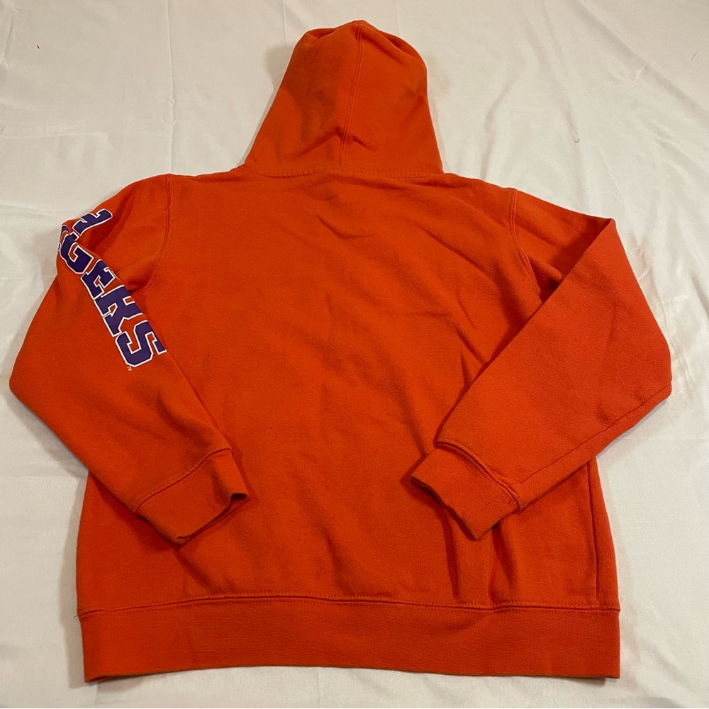 Colosseum Youth Clemson Tigers Hoodie Orange Purple Fleece Pullover Size M 12-14 - Picture 5 of 5